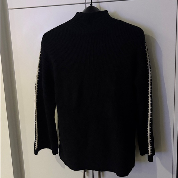 FCUk 1980’s contrast Stitch mock Sweater 3/4 Sleeve Size XS - Picture 16 of 17